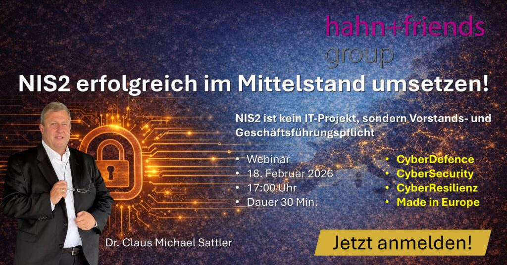 Webinar - hahn and friends group - 18.02.2026